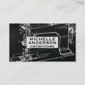  naaimachine | Achtergrond verbinding Visitekaartje (Voorkant)