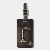  naaimachine bagagelabel (Voorkant verticaal)