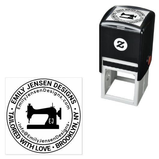 Naaimachine Bedrijfsnaam Locatie URL E-mail Zelfinktende Stempel (In situ)