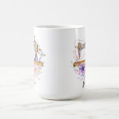  naaimachine bloemig koffiemok (Center)