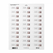  naaimachine Boho Floral Bouquet Etiket (Full Sheet)