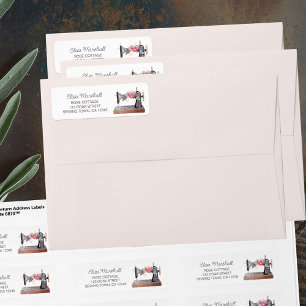 naaimachine Boho Floral Bouquet Etiket