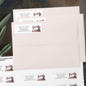 naaimachine Boho Floral Bouquet Etiket