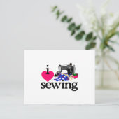 naaimachine briefkaart (Staand voorkant)