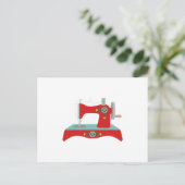 naaimachine briefkaart (Staand voorkant)