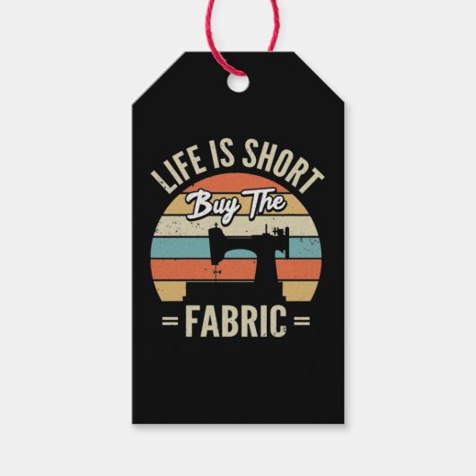 Naaimachine Cadeaulabel (Voorkant)