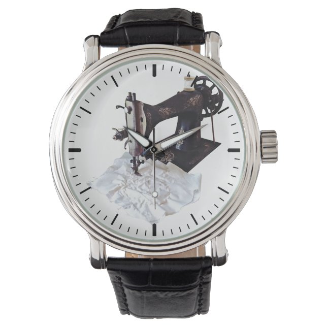  naaimachine Circa 1900 Horloge (Voorkant)