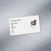  naaimachine Circa 1900 Magnetisch Visitekaartje (Voorbeeld)