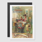 naaimachine "De eerste les" Victoriaans (Voorkant / Achterkant)