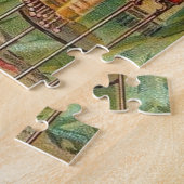 naaimachine "De eerste les" Vintage Legpuzzel (Zijkant)