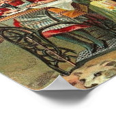 naaimachine "De eerste les" Vintage Poster (Hoek)