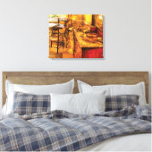 Naaimachine - De Naaikamer Canvas Afdruk (Insitu (Slaapkamer))