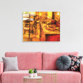 Naaimachine - De Naaikamer Canvas Afdruk (Insitu (Woonkamer))