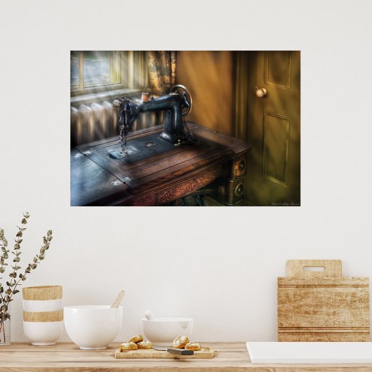 naaimachine - de naaimachine poster (Keuken)