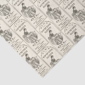 naaimachine en deklaagpapier tissuepapier (Detail)