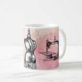  naaimachine en keukenbeker koffiemok (Voorkant rechts)