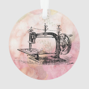 naaimachine en -notie, versiering ornament
