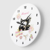 naaimachine en -verbinding grote klok (Hoek)