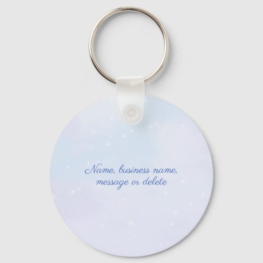 Naaimachine Funny Blue Sleutelhanger (Achterkant)