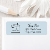 Naaimachine geschetst ♥ Ambachten Etiket (Insitu)