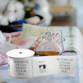  naaimachine handcraft productetiket satijnen lint