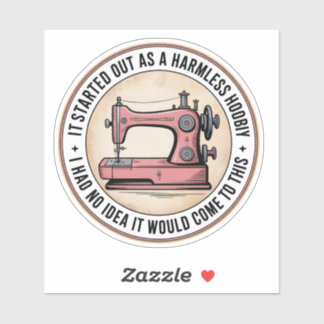  naaimachine hobby Sticker