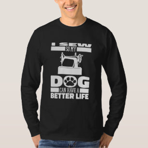 Naaimachine Hond Ambacht Naadster Machine Riool    T-shirt
