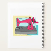  naaimachine, humor, jouw naam planner (Achterkant)