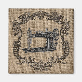  naaimachine jute magneet (Voorkant)