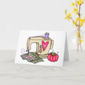 naaimachine kaart (Gele Bloem)