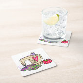 naaimachine kartonnen onderzetters (Insitu)