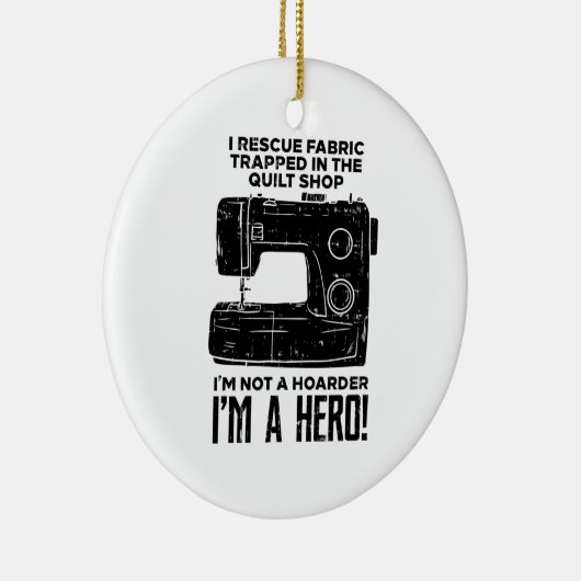 naaimachine keramisch ornament (Rechts)