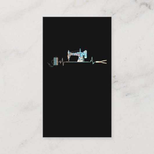 Naaimachine Kieuwd hartslag Visitekaartje (Voorkant)