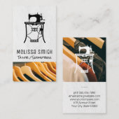  naaimachine | Kledinghangers Visitekaartje (Voorkant / Achterkant)