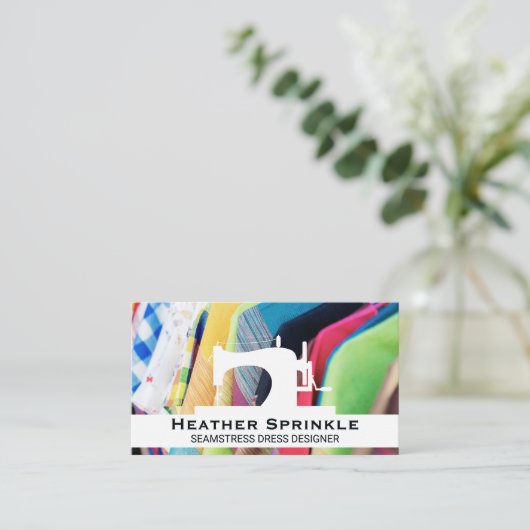 Naaimachine | Kledingkasten Visitekaartje (Staand voorkant)