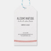 naaimachine kledinglabel rustieke chic cadeaulabel (Achterkant)