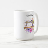 Naaimachine Koffiemok (Voorkant rechts)
