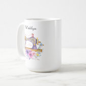 Naaimachine Koffiemok (Voorkant links)