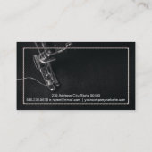 naaimachine | Leder | Stitching Visitekaartje (Achterkant)