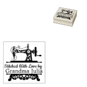 naaimachine Logo Rubberstempel (Gestempeld)