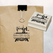  naaimachine Logo Rubberstempel