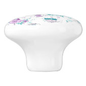 naaimachine Mannequin Blauw Paarse Keramische Knop (Zijkant)