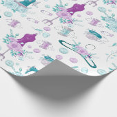 Naaimachine Mannequin-Buttonnen met schroefdruk Cadeaupapier (Hoek)