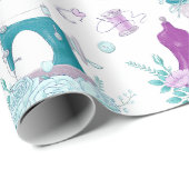 Naaimachine Mannequin-Buttonnen met schroefdruk Cadeaupapier (Rol Hoek)