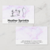 naaimachine | mannequin visitekaartje (Voorkant / Achterkant)