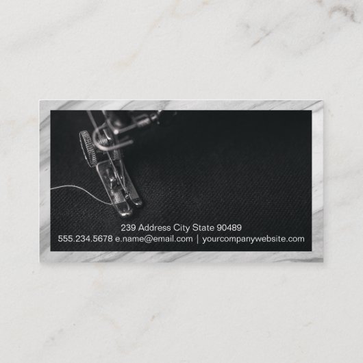 naaimachine | Marmergrens Visitekaartje (Achterkant)