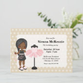 Naaimachine meisje kaart (Staand voorkant)