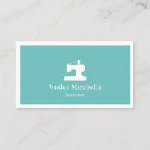 naaimachine met naaimachines, Visitekaartje