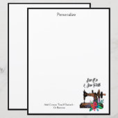 naaimachine met vaste prijsopgave Personaliseren (Voorkant / Achterkant)