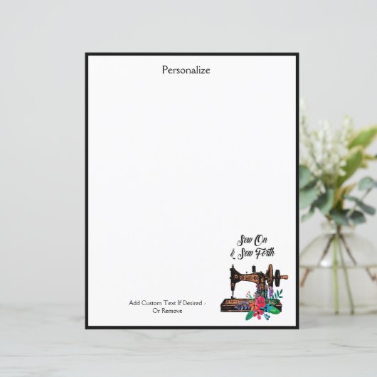  naaimachine met vaste prijsopgave Personaliseren (Staand voorkant)